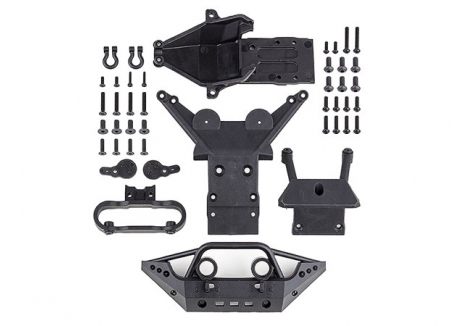 Team Associated Rival MT10 Skid Plates Set with Front Bumper AS25801