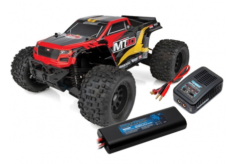 Team Associated Rival MT10 V2 1/10 4WD Brushless RC Monster Truck RTR Red AS20518C