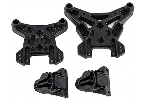 Team Associated Rival MT8 Shock Towers and Centre Brace Mount AS25909