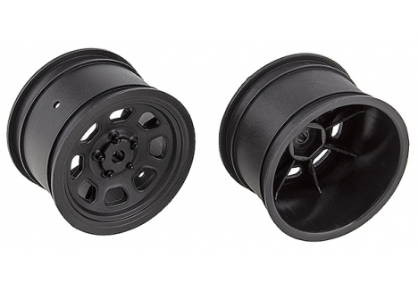 Team Associated SR10 Rear Wheels Black Replacement AS71097