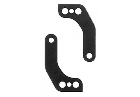 TEAM ASSOCIATED TC8 FT STEERING BLOCK ARM SET FRONT +1MM AS32020