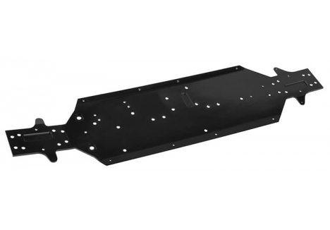 Team Corally Asuga XLR Chassis Spare Part Aluminium Black C-00180-862