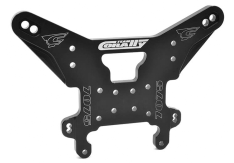 Team Corally Asuga XLR Rear Shock Tower 7075 T6 Black C-00180-1123