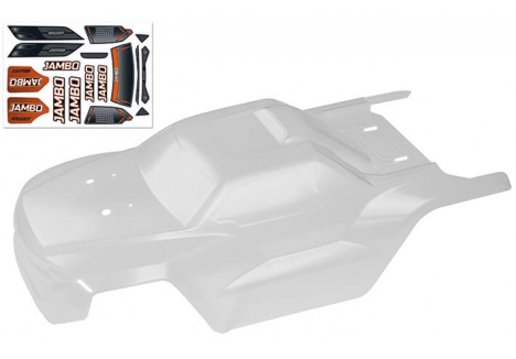 Team Corally Body Jambo XP 6S Clear Cut Polycarbonate C-00180-701