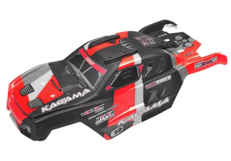 Team Corally Kagama 1/8 RC Truck Body Polycarbonate Red C-00180-981-1