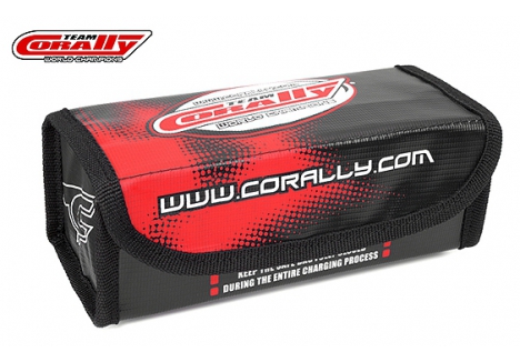 Team Corally LiPo Safe Bag Sport for 2x 2S Hard Case Battery Packs C-90248