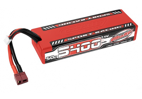 Team Corally Sport Racing 50C LiPo Battery 5400mAh 7.4V 2S C-49442