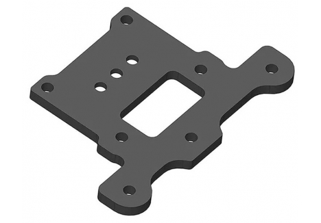 Team Corally Steering Deck MT-G2 Aluminium Black CNC-Machined for Kagama C-00180-949
