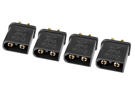 Team Corally TC PRO 3.5mm Gold Plated Female Connectors Reverse Polarity Protection 4 Pack C-50181