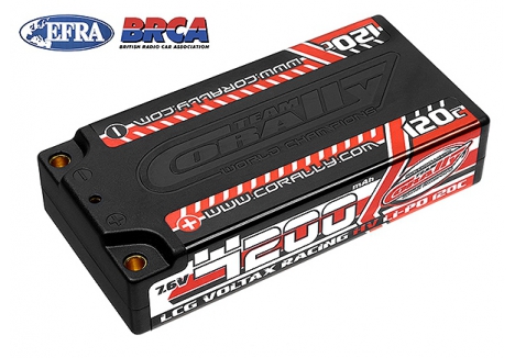 Team Corally Voltax 120C 2S 4200mAh 7.6V HV LiPo Battery C-49600