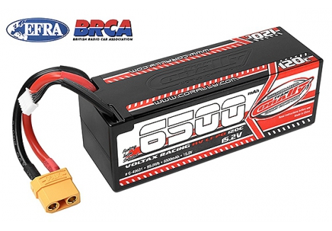 Team Corally Voltax 120C 6500mAh 4S 15.2V LiPo HV Battery C-49631