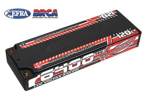 Team Corally Voltax 120C HV 2S 7.6V 6400mAh LiPo Battery C-49610