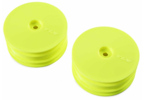 Team Losi Racing 1/10 Front Buggy 2.2 Wheels 12mm Hex Yellow Z-TLR43021