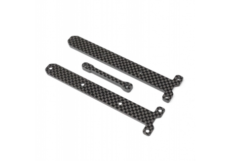 Team Losi Racing Carbon Chassis Brace Supports 1/10 22X-4 TLR231104