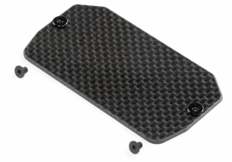 Team Losi Racing Carbon Electronics Mounting Plate TLR 22 5.0 Z-TLR331038