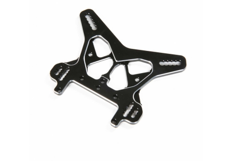 Team Losi Racing Rear Shock Tower Aluminium Black 1/8 8X/8XE Z-TLR244062