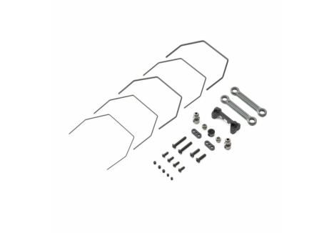 Team Losi Racing Rear Sway Bar Set 22 4.0 Laydown 1/10 2WD Buggy TLR334040
