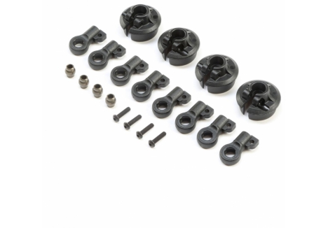 Team Losi Racing Shock Plastics 8IGHT-X 8IGHT-XE 1/8 RC Buggy Z-TLR243038