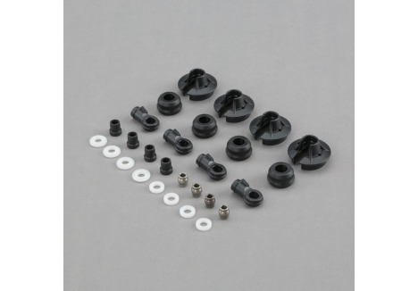 Team Losi Racing Shock Plastics and Balls 4 Pack Z-TLR253002