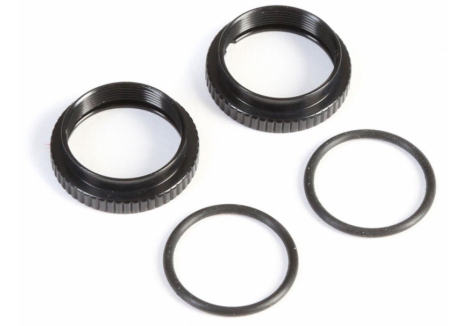 Team Losi Racing Threaded Spring Collar G3 Shock Parts Pair Z-TLR233032