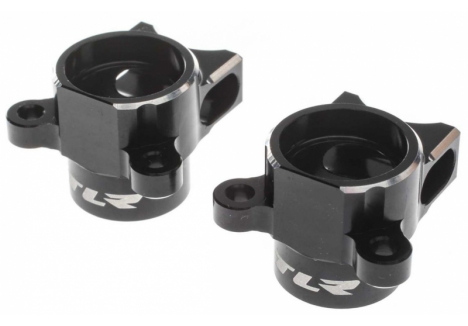 Team Losi Racing VHA Hub Body Set Aluminium Black 1/10 Z-TLR334071