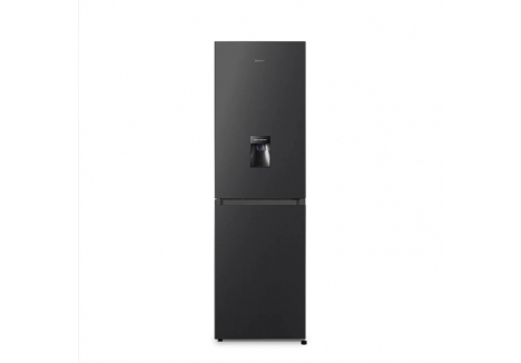 Teknix 256L Fridge Freezer – Non-Plumbed Water Dispenser – Total No Frost – Black – FFH1825WB