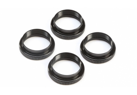 TLR 16mm Shock Nuts and O-rings (4): 8X, 8XE Z-TLR243045