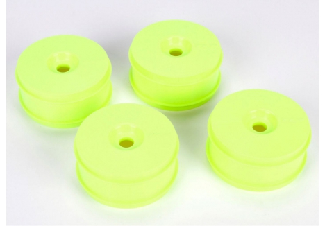 TLR 1/8 Buggy Dish Wheel, Yellow (4): 8IGHT Buggy 3.0 G-TLR44000