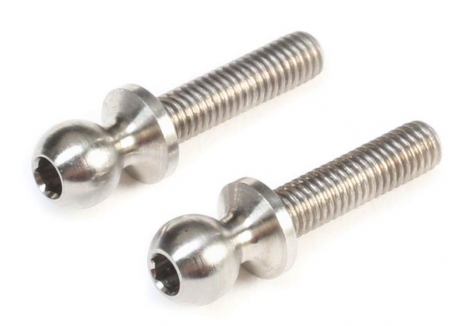 TLR Ball Stud, 4.8 x 12mm, Titanium (2) Z-TLR336008