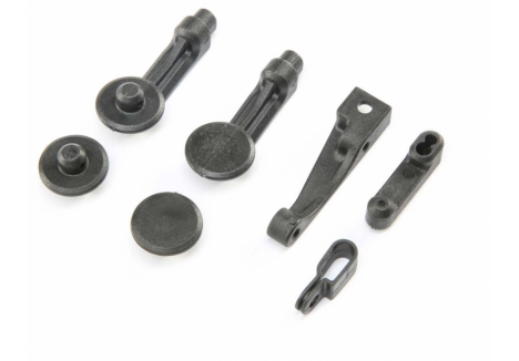 TLR Body, Antenna, Wire, Fan Mount Set: 22X-4 Z-TLR231091