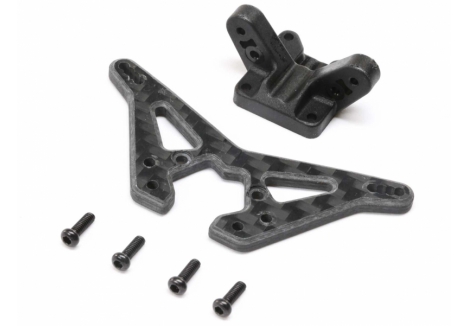 TLR Carbon Rear Shock Tower for Losi 1/16 Mini-B 2WD RC Buggy Z-TLR314000