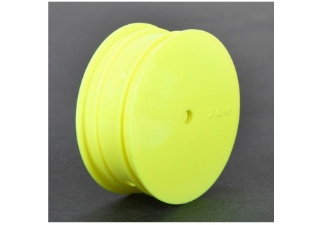 TLR Front Wheel, 12mm Hex, Yellow (2): 22 3.0 G-TLR43010