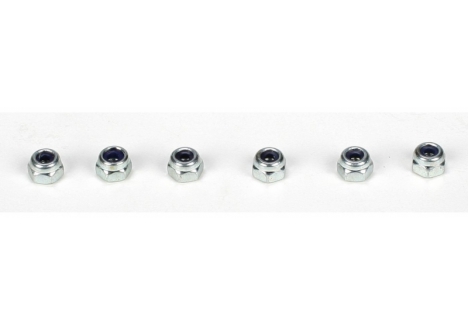 TLR Locknut, M2.5 x .45 x 5mm (6) Z-TLR6312