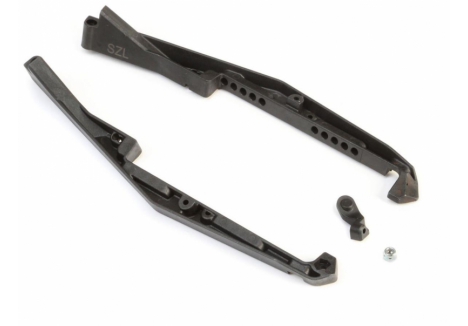TLR Mud Guard Set Stiffezel with Fan Mount: 22 5.0 Z-TLR231075