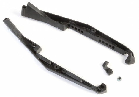 TLR Mud Guard Set, w/Fan Mount: 22 5.0 Z-TLR231074
