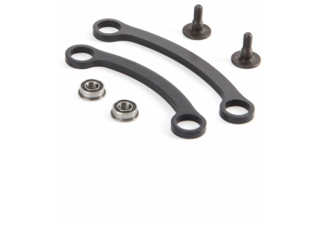 TLR Steering Rack Set w/Bearings, Short/Long: SCTE 3.0 Z-TLR234066