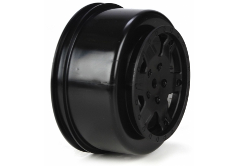 TLR Wheel, Black (2): 22SCT G-TLR7011