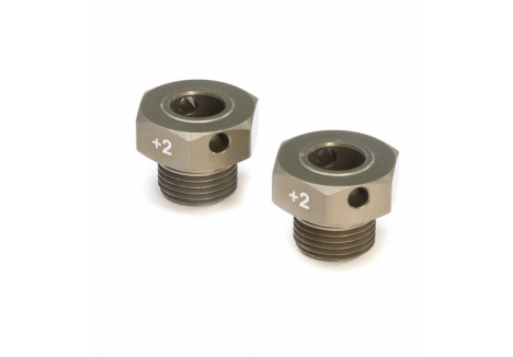 TLR Wheel Hexes, 2mm Wider (2): 8X Z-TLR-1331