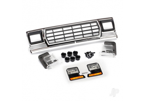 Traxxas - Grille, Ford Bronco / grille retainers (6 pcs) / headlight housing (2 pcs) / lens (2 pcs) / 2.6x8 BCS (6 pcs) / 2.5x6 BCS (2 pcs) (fits #8010 Body) TRX8070