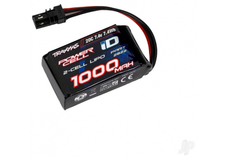 Traxxas 1000mAh 7.4V 2-Cell 20C LiPo Battery for 1/18 RC Models TRX2822