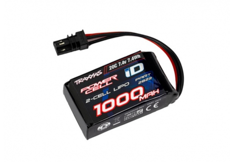 Traxxas 1000mAh 7.4V 2S LiPo Battery iD TRX2822