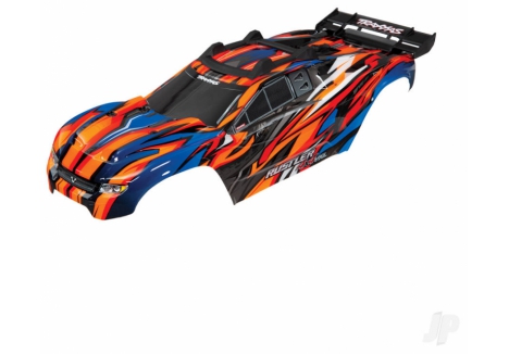 Traxxas 1/10 Rustler 4X4 RC Body Shell Orange TRX6717T
