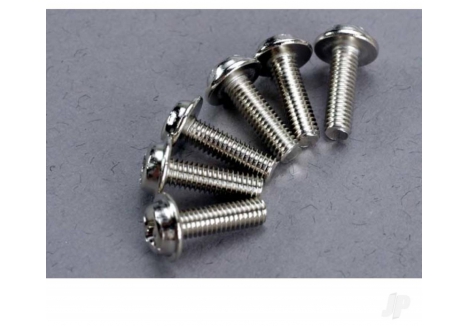 Traxxas 3x10mm Washerhead Machine Screws Pack of 6 TRX3193