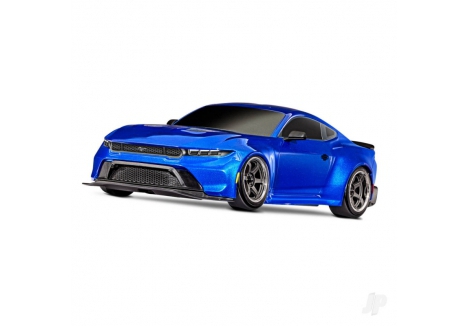 Traxxas 4-Tec Drift 2024 Ford Mustang 1/10 2WD RC Drift Car Blue TRX105237-4-BLUE
