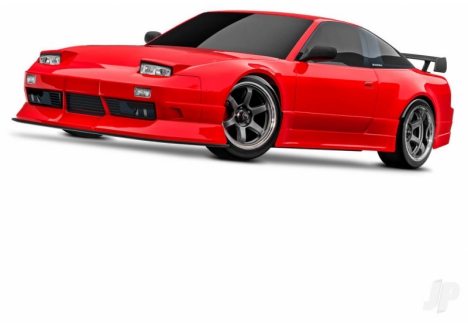 Traxxas 4-Tec Drift Nissan 240SX 1/10 2WD Brushed RC Drift Car Red TRX105247-4-RED