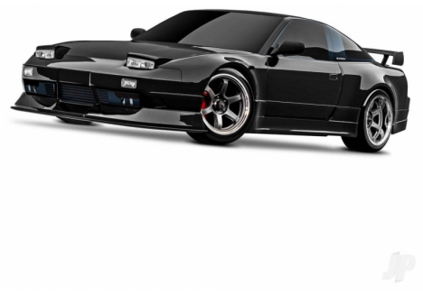 Traxxas 4-Tec Drift Nissan 240SX 1/10 2WD Brushless RC Drift Car Black TRX105247-4-BLK