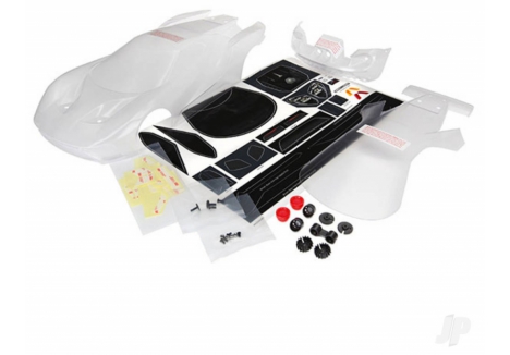 Traxxas 4TEC 2.0 Ford GT 1/10 RC Body Shell Clear TRX8311