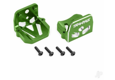 Traxxas 6061-T6 Aluminium Motor Mounts Green Anodised TRX7760-GRN