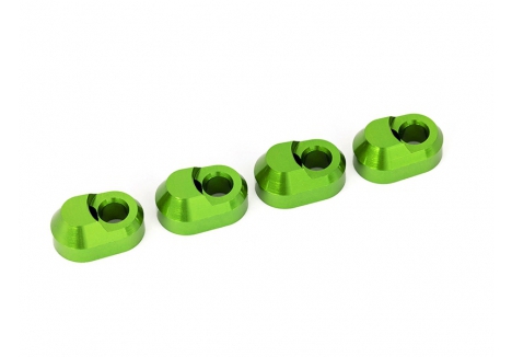 Traxxas 6061-T6 Aluminium Suspension Pin Retainer (4) - Green  TRX7743-GRN