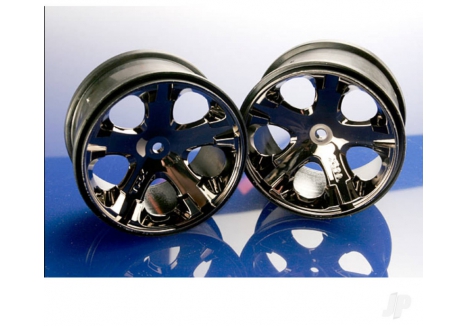 Traxxas All-Star 2.8 Inch Black Chrome Wheels 12mm Hex 1/10 2WD TRX3772A